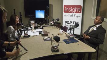 UC Davis Chancellor Gary May is interviewed by Beth Ruyak for Insight at Capitol Public Radio on Wednesday, August 9, 2017.