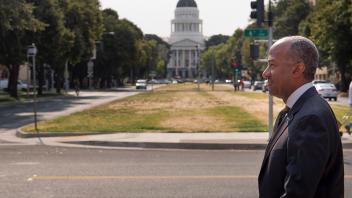 Chancellor May at the State Capital