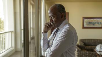 UC Davis Chancellor Gary May in his office
