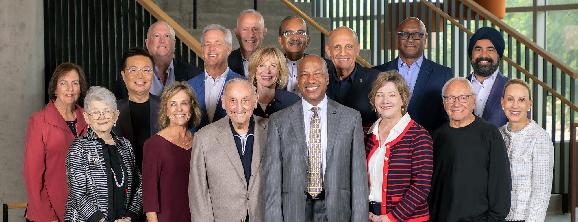 Chancellor's board of advisors gathered for a photo