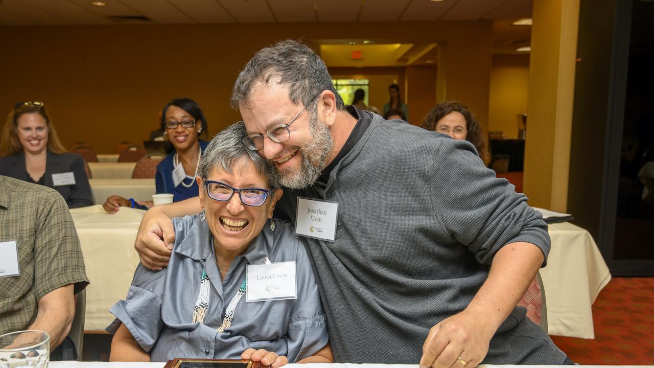 Jonathan Eisen and his mother, Laura at ADVANCE Award ceremony