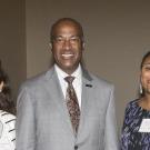 Chancellor May with CAMPOS Faculty Scholars